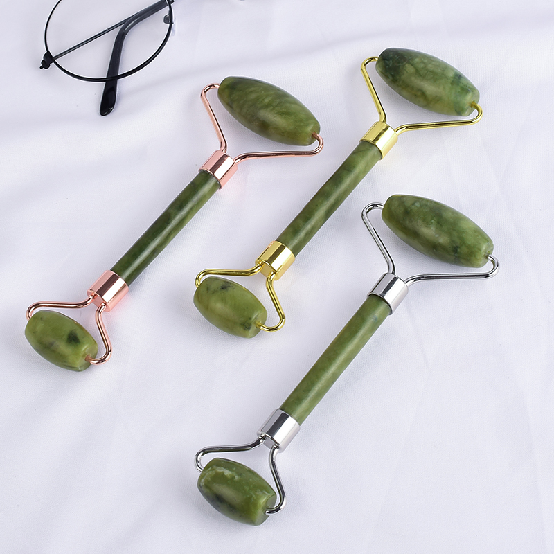 Natural Green Jade Roller High Quality Face Massage Roller for Skincare